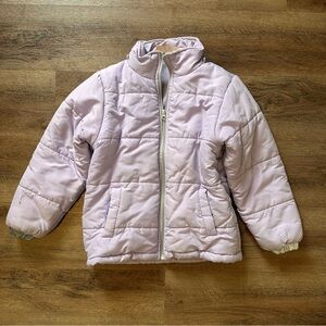 Wonder Nation Lavender Puffer Jacket